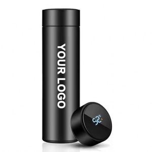Cjx1 Promotion Corporate Activity Business Gift Smart Vacuum <b>Flasks</b> Temperature 500Ml Water Bottle With Logo Printed - Product Image 1