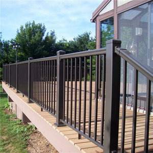Home Aluminum Fence on <strong>Retaining</strong> <strong>Wall</strong> Customized Design Fence Handrail Tube Eco-Friendly Second Floor Balcony <strong>Railing</strong> - Product Image 3