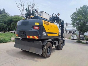 Excavatrice sur pneus robuste HW155 avec PLC et pompe hydraulique haute performance - Product Image 6