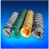 Conduit flexible en PVC Fushilin FSL-NY de haute qualité, 50-400 mm, longueur 10 m, norme ISO pour les systèmes de ventilation et de climatisation