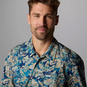 ชุดเสื้อฮู้ดดี้ไซส์ใหญ่พิเศษ ลายฮาวาย ตกแต่งลายปลาบางๆ พร้อมฮู้ดดี้แบบซับลิเมชั่น เสื้อเชิ้ตตกปลาติดกระดุม - Product Image 5