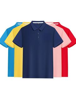 Promotional 100 Cotton Lapel Short Sleeve Polo Shirts Custom Embroidery Print Logo for Corporate Workwear and Culture Shirts