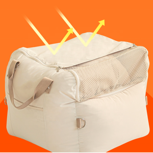 Haute qualité personnalisé chien siège de voiture Portable <span class=keywords><strong>Booster</strong></span> amovible lavable sûr sac de voyage pour animaux de compagnie petits animaux imprimé motif fabriqué en PP - Product Image 4