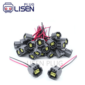 184016-1 2-pins waterdichte autoconnector koelvloeistoftemperatuursensor kabelboom voor F-ord 3U2Z-14S411-CGC, WPT-1271 - Product Image 1