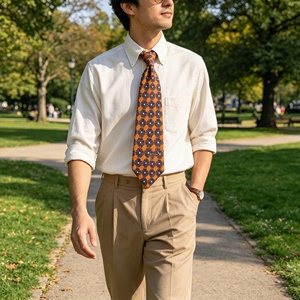 Men's Classic Paisley Ties Luxury Italian Polyester Jacquard Necktie Customized Logo Business Wedding Male Neck Tie - Product Image 5