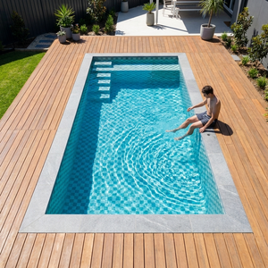 Revêtement de sol modulaire pour événements extérieurs commerciaux, en WPC, acier galvanisé, imperméable - Product Image 3