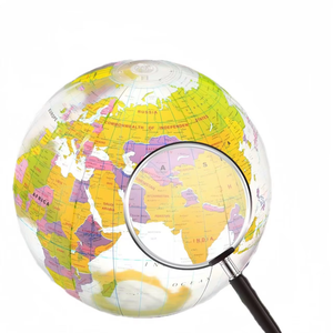 Chất lượng cao thân thiện với môi PVC <span class=keywords><strong>Inflatable</strong></span> bản đồ thế giới trái đất Globe phong cách bãi biển Bóng đồ chơi - Product Image 5