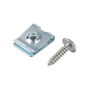 Support de plaque d'immatriculation de moto en acier en forme de U pour réparation et remplacement arrière - Product Image 2