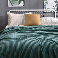Couvertures d'hiver en polaire corail solide pour lits, plaids en fausse fourrure, couvre-lits, housses de canapé, couvertures douces et moelleuses à carreaux