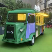 Remorque alimentaire mobile en acier robuste avec refroidisseur de bière intégré, résistante à la rouille, durable, pub sur roues pour bonbons et glaces