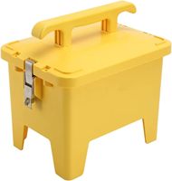 Boîtier de distribution mobile antidéflagrant pour PC industriel, idéal pour les chantiers de construction - Boîtier de distribution et d'alimentation étanche (Jaune)