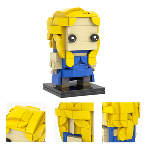 MOC7584-7585 tête carrée brique Daenerys <span class=keywords><strong>Targaryen</strong></span> John Snow TV film personnage en plastique assembler des blocs de construction carrés enfants jouets - Product Image 6