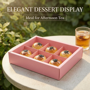 Scatole per Confezionamento Mooncake, Inserti per Contenitori di Biscotti e Cupcake, Scatole per Pasticceria, Dolcetti e Biscotti, in Cartone Riciclabile, Sicure per Alimenti - Product Image 5