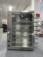 Rôtissoire à gaz rotative automatique pour porc, canard, poulet, poisson, viande, barbecue, machine à kebab