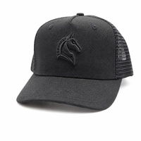 Topi Baseball Dobby Cotton Mesh Custom 5-Panel Snapback Adjustable Breathable Waterproof Curved Brim Unisex Outdoor Sports Hat