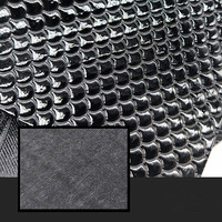 Animal de géométrie de grain tissé en relief de crocodile de PVC à haute brillance pour le décor de sac à chaussures tissu en cuir artificiel synthétique pour l'artisanat