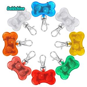 <span class=keywords><strong>Collar</strong></span> de perro con luz <span class=keywords><strong>LED</strong></span>, etiqueta de identificación impermeable para mascotas, seguridad para caminar de noche con diseño de hueso, pulsera promocional para perros - Product Image 1