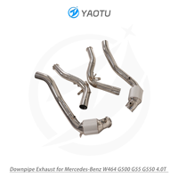 Tuyau de descente YT avec catalyseur pour Mercedes Benz W464 G500 G55 G550 4.0T, tuyaux d'échappement de haute qualité, vente directe d'usine