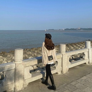 Cappotto Slim in Finta Pelliccia di Coniglio Rex per Donna, Autunno Inverno 2025, Nuovo Modello Piccolo, Stile Influencer, Lungo e Soffice - Product Image 4