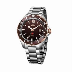 Beijing Zheng He's Treasure Ship Watch Gradient Green Reloj automático Mecánico Acero inoxidable Business 20ATM Impermeable Hombre - Product Image 2