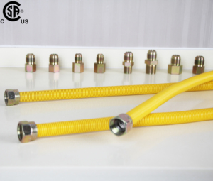 1/2 Inch Màu Vàng Bọc Ống <span class=keywords><strong>Gas</strong></span> Dòng Với Kết Nối Linh Hoạt <span class=keywords><strong>Gas</strong></span> Nối Lò <span class=keywords><strong>Gas</strong></span> Ống - Product Image 1