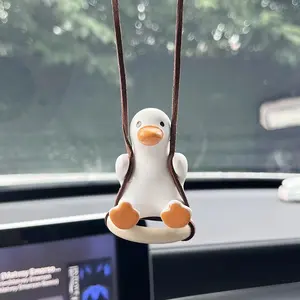 Popular Pendant Car Interior Accessories Swinging Duck Car Hanging Ornament Cute Swinging Duck