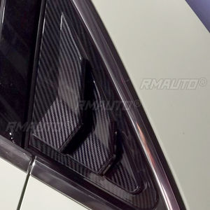 2 Piezas de Cubiertas Decorativas para Ventanas Traseras de Coche, para Audi A3 8V Sedán 2014 2015 2016 2017 2018 2019, Rejillas de Ventilación Laterales - Product Image 5