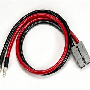 Kabel Ekstensi Daya 12V/24V Kustom Pabrik dengan Terminal Cincin - Konektor Tipe 50A untuk Sepeda Motor, Karavan, Solar, E-bike - Product Image 1