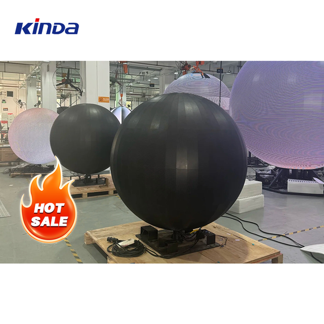 Support Customized Flexible Spherical LED Display Dome Globe Shape Led Screen P1.8 P2 Diameter 0.4m 0.5m 0.6m LED Ball Screen