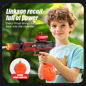 ปืนฉีดน้ำไฟฟ้าทรงพลังสำหรับเด็กปืนฉีดน้ำแบบเบาสุดเท่สำหรับสระว่ายน้ำงานปาร์ตี้ตามสั่ง - Product Image 4