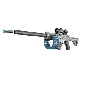 Pistolet à balles molles M416 à alimentation par ceinture et éjection <span class=keywords><strong>de</strong></span> douilles, lanceur <span class=keywords><strong>de</strong></span> fléchettes en mousse, jouet <span class=keywords><strong>de</strong></span> tir réaliste, jeu d'extérieur, cadeau <span class=keywords><strong>pour</strong></span> enfants et adultes - Product Image 1
