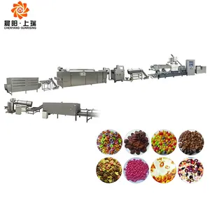 Wholesale China Factory Corn Flakes Extruder Food Making Machine Production Line Sale