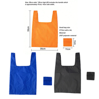 Sac fourre-tout pliable léger en polyester, idéal pour la promotion, avec impression de logo, pour le shopping