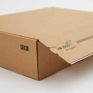 Custom Luxury Biodegradable Self-Erecting Self-Sealing Tear-Off Strip Express <b>Shipping</b> <b>Box</b> Corrugated Cardboard Clothing - Product Image 5