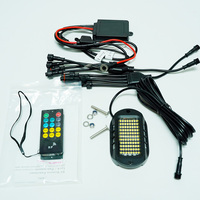 Kingshowstar 104 LED Pure White Rock Light Pods IP68 Kit d'éclairage sous châssis étanche pour camions tout-terrain