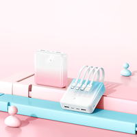 Nouvelle batterie externe avec câble intégré 22,5 W Super Fast Charging avec batterie au lithium polymère Compacte Portable 20000 mAh