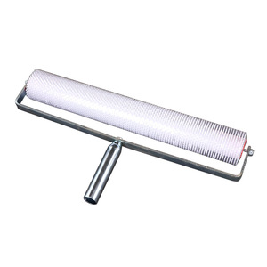 Rouleau à pointes auto-nivelant pour ciment et époxy, 2/4/6/8/9/10/12/20 pouces, outils de débullage pour revêtements de sol, pointes de 28 mm pour éliminer les bulles - Product Image 1
