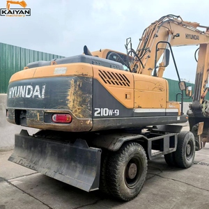 รถขุดไฮดรอลิกแบบล้อขนาดกลาง HYUNDAI R210W 21 ตัน มือสอง นำเข้าจากเกาหลีแท้ สำหรับงานก่อสร้างถนน - Product Image 5