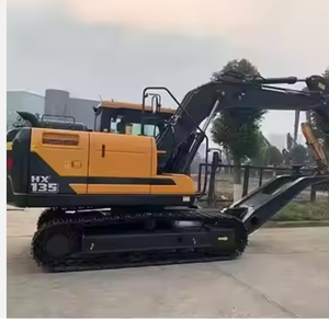 Excavatrice hydraulique HX135 de 13.5 tonnes, godet de 0, 56 m3, pelle sur chenilles à haute efficacité fabriquée en Chine pour le terrassement - Product Image 3