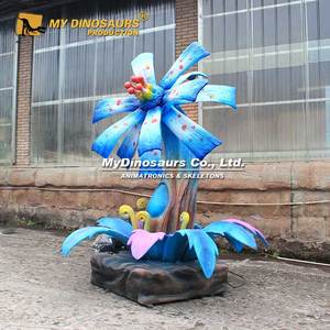 สวน AP25301 Mydino <span class=keywords><strong>ดอกไม้</strong></span>สีฟ้าภาพเคลื่อนไหวที่น่าสนใจ - Product Image 2