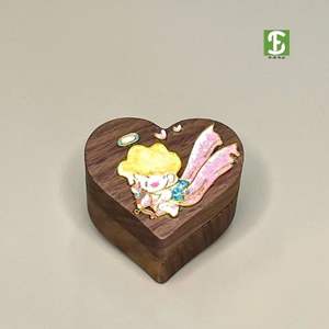 Scatola Portafedi Nuziali, Design Classico Cloisonné per Cerimonie e Fotografia - Product Image 3