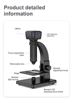 Mikroskop Digital Portabel Nirkabel Wifi G2000W 2000X 1080P dengan USB untuk Perbaikan Elektronik