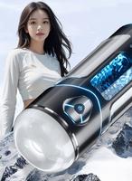 Elektrischer Automatischer Masturbator für Männer mit Starker Vibration USB-Aufladbar