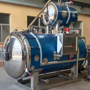 Nuevo Equipo de Esterilización por Retorta para Alimentos Personalizado, Acero Inoxidable, Alta Productividad, Control Automático, Almacenamiento de Recetas, Calor - Product Image 5