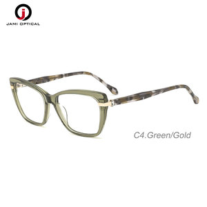 Alla moda colorato occhio di gatto <span class=keywords><strong>ottica</strong></span> telaio di fascia alta all'ingrosso stili Africa montatura acetato donna occhiali - Product Image 4