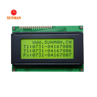 Module LCD 16x4 caractères STN rétroéclairage jaune-vert contrôleur HD44780 5V SMC1604A