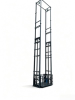 Plateforme élévatrice industrielle pour marchandises lourdes avec entraînement hydraulique, hauteur de levage de 2 à 10 m, capacité de 500 kg