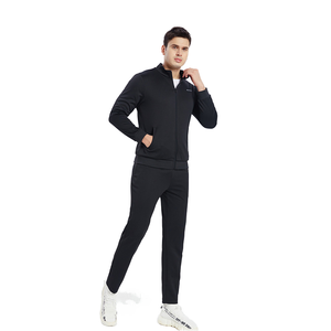 OEM Custom Hooded Solid Lightweight Zip Up Cotton Baggy <b>Oversized</b> Tracksuit <b>Jogger</b> Set for Men 2026 New Season Boutique Style - Product Image 1