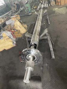 38CrMoAIA PA6 p66 PP أقمشة غير منسوجة مادة ناعمة إعادة تدوير بثق واحد برميل لولبي لإعادة التدوير - Product Image 2