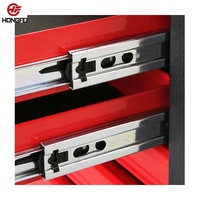 Armoire à outils HONGFEI en acier robuste sur roulettes, service OEM ODM pour atelier automobile, chariot à outils, usine chinoise